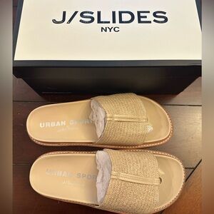 NITB J Slides Tan Women's Sandals